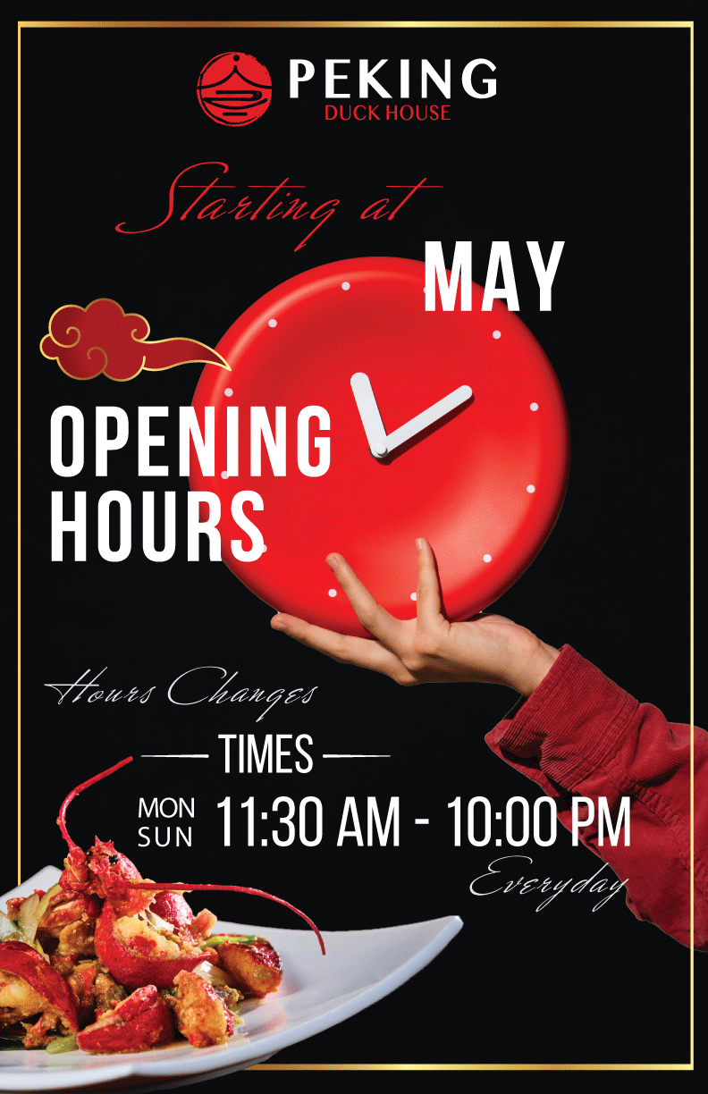 Summer Hours at peking Duck Pompano